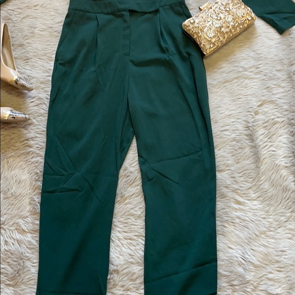 NWT- Teal Jumpsuit with Pockets - Picture 3 of 6